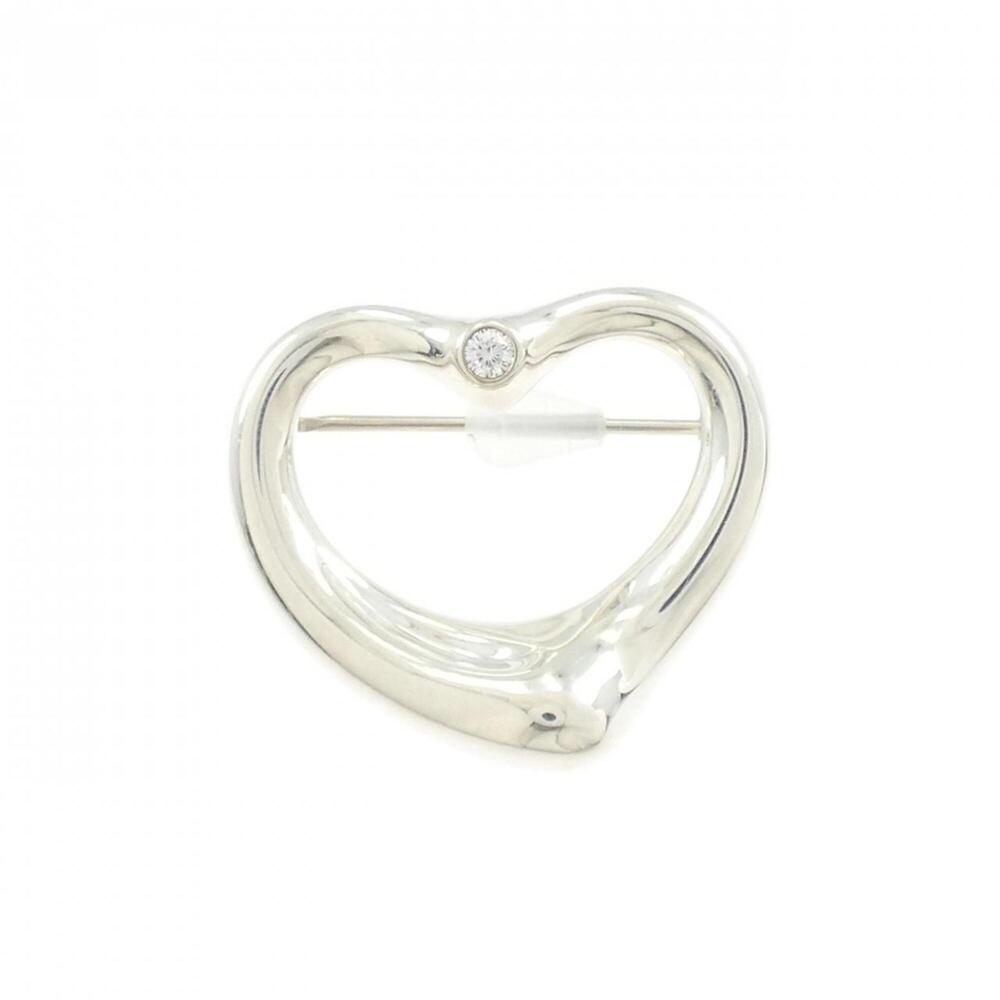 TIFFANY & CO. Silver Heart Brooch